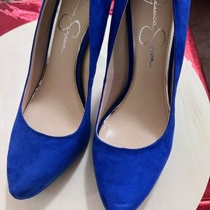 Cobalt Blue High Heel Shoes